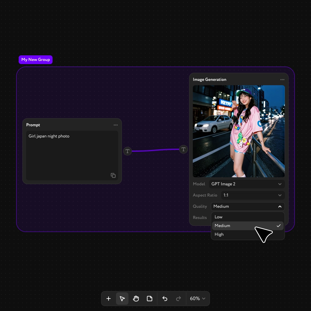 AI Agent и Node Canvas в Everypixel Workroom